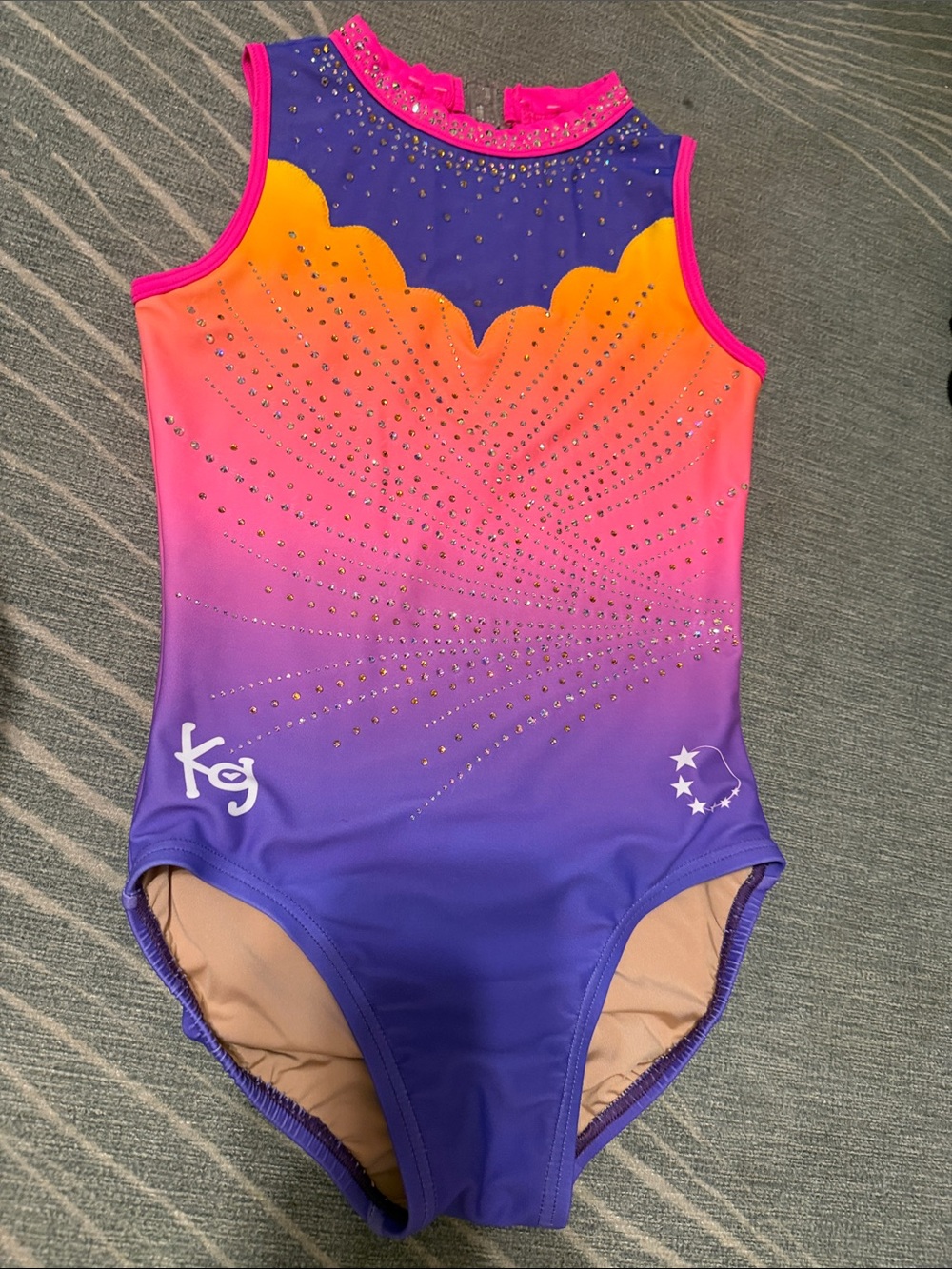 Koko & Gigi by Little Stars rhinestone leotard Beautiful! Like brand new size CL